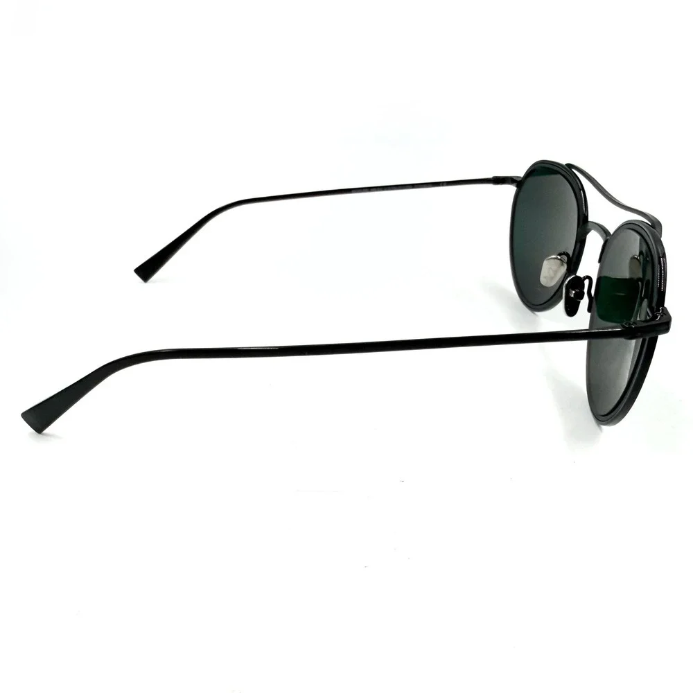 Maui Jim Bowline Sunglasses Black‎ Titanium Round Aviator Polarized